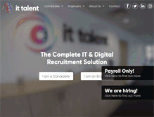 Tablet Screenshot of it-talent.co.uk